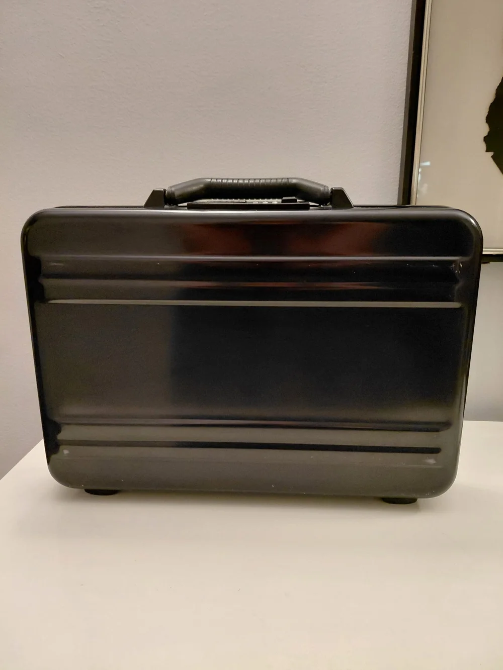 Zero Halliburton Aluminum Hardshell Attache Case With Combo Lock